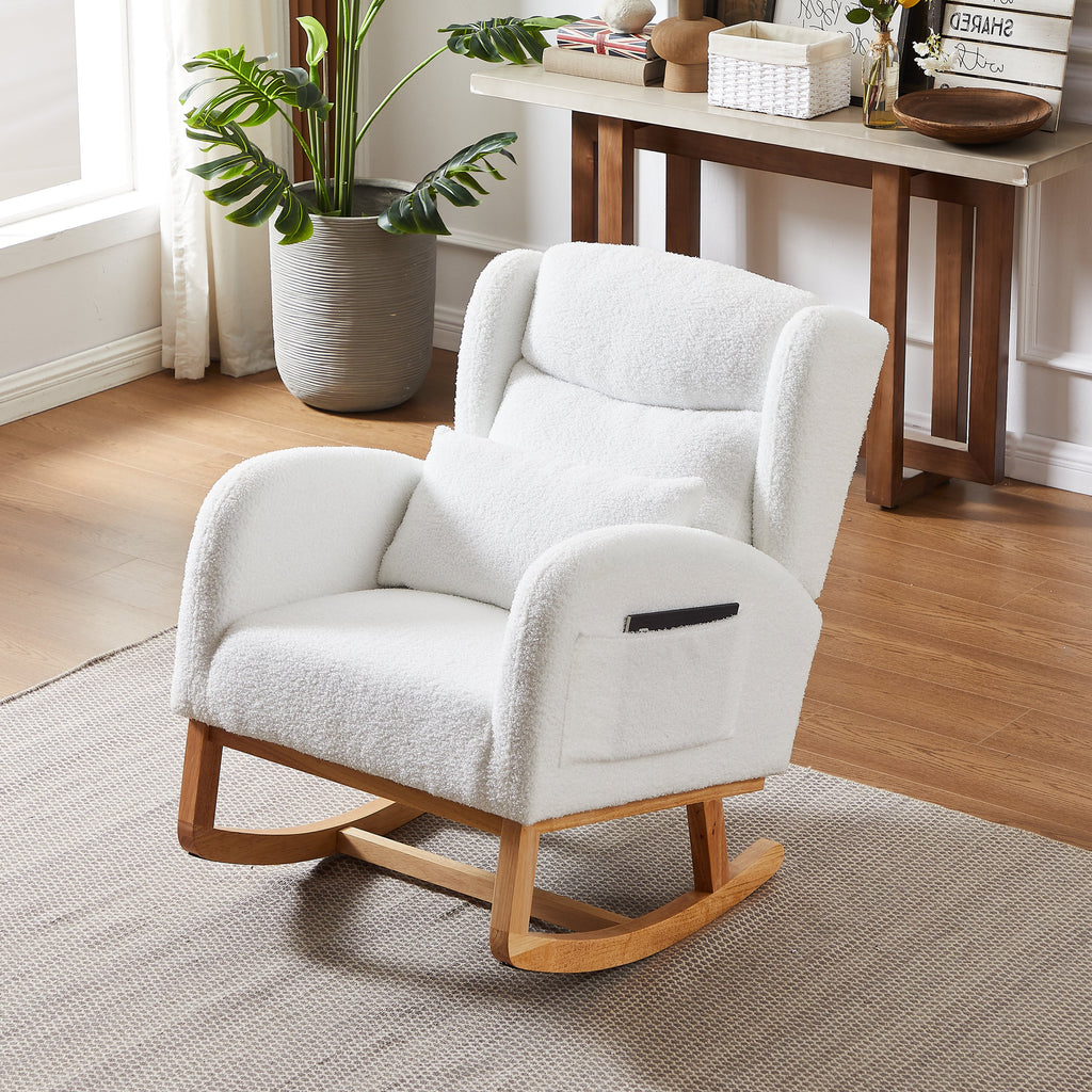 Mecedora moderna para Dormitorio - Blanco