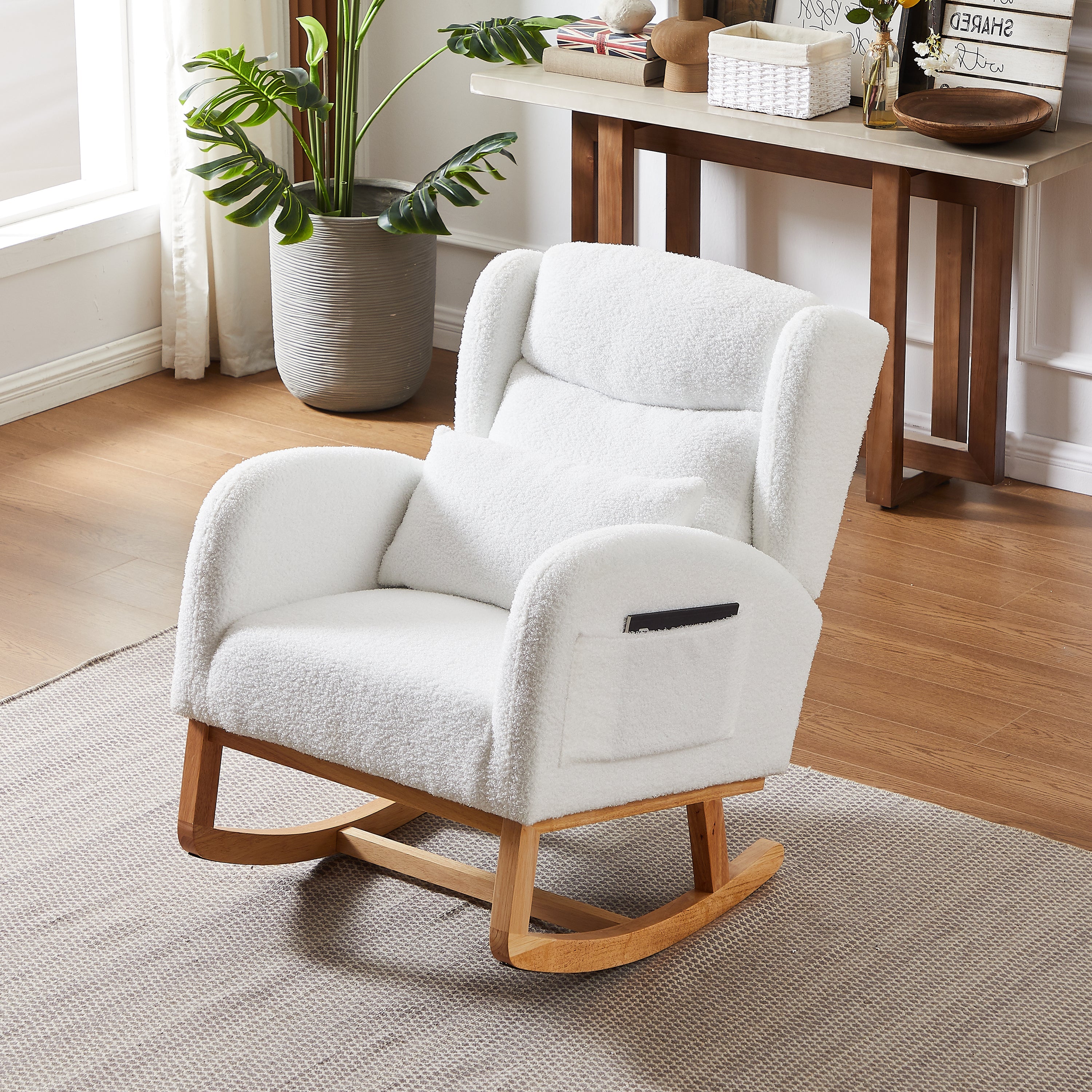 Mecedora moderna para Dormitorio - Blanco