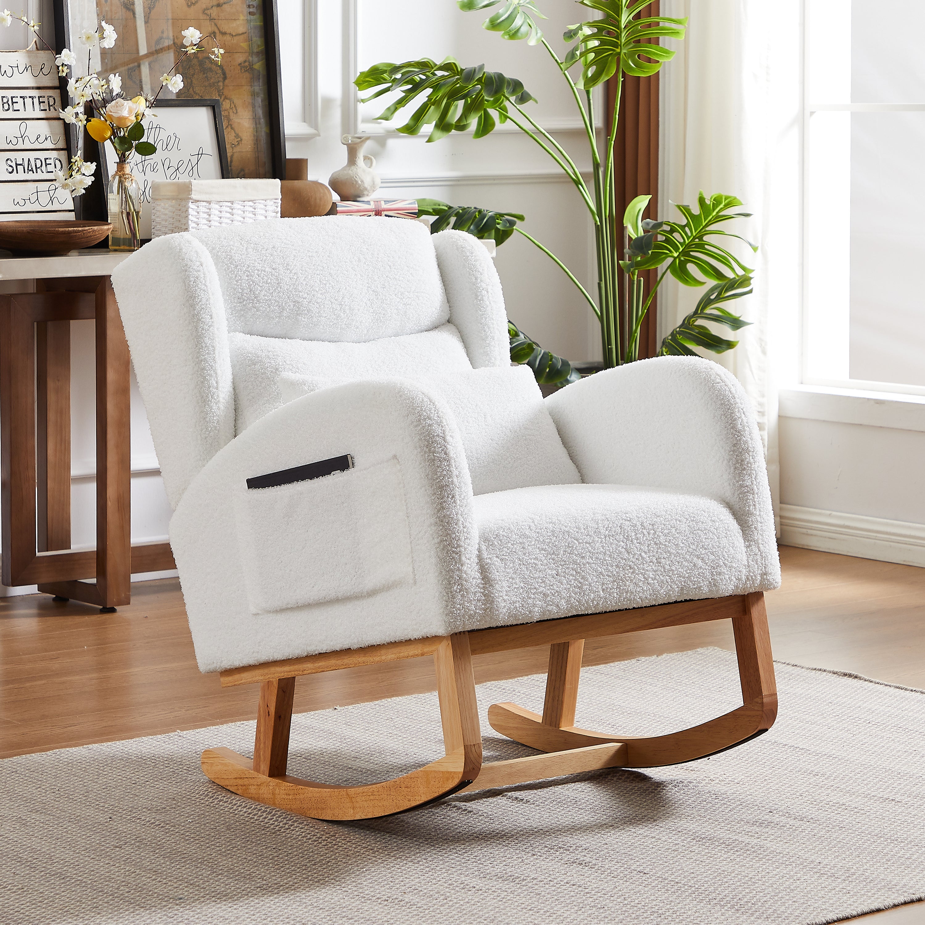 Mecedora moderna para Dormitorio - Blanco
