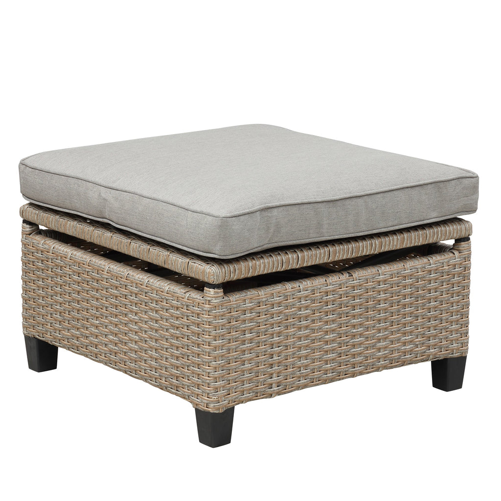 Sofá para patio de 4 piezas - Beige