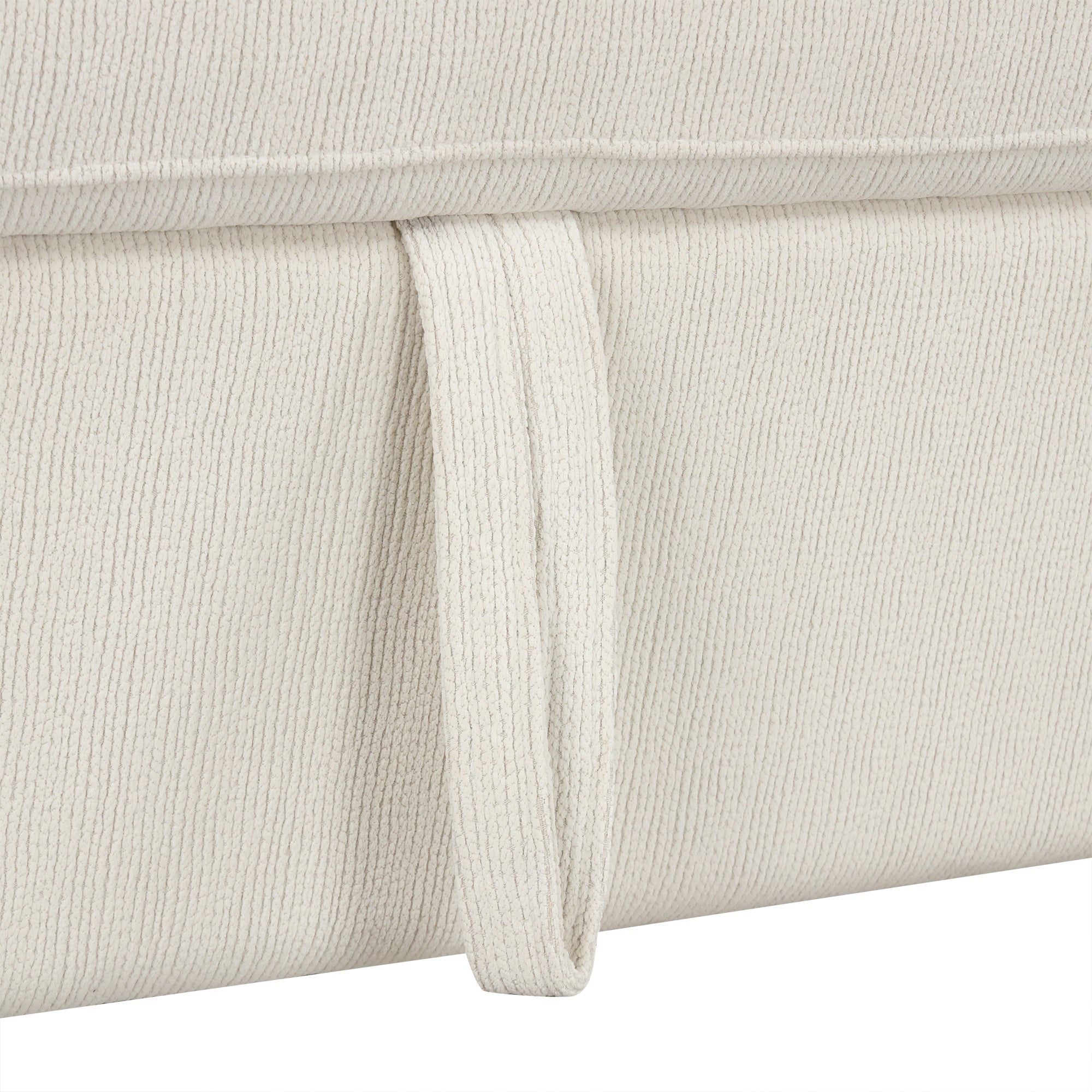 Sofá cama extraíble en forma de L - Beige