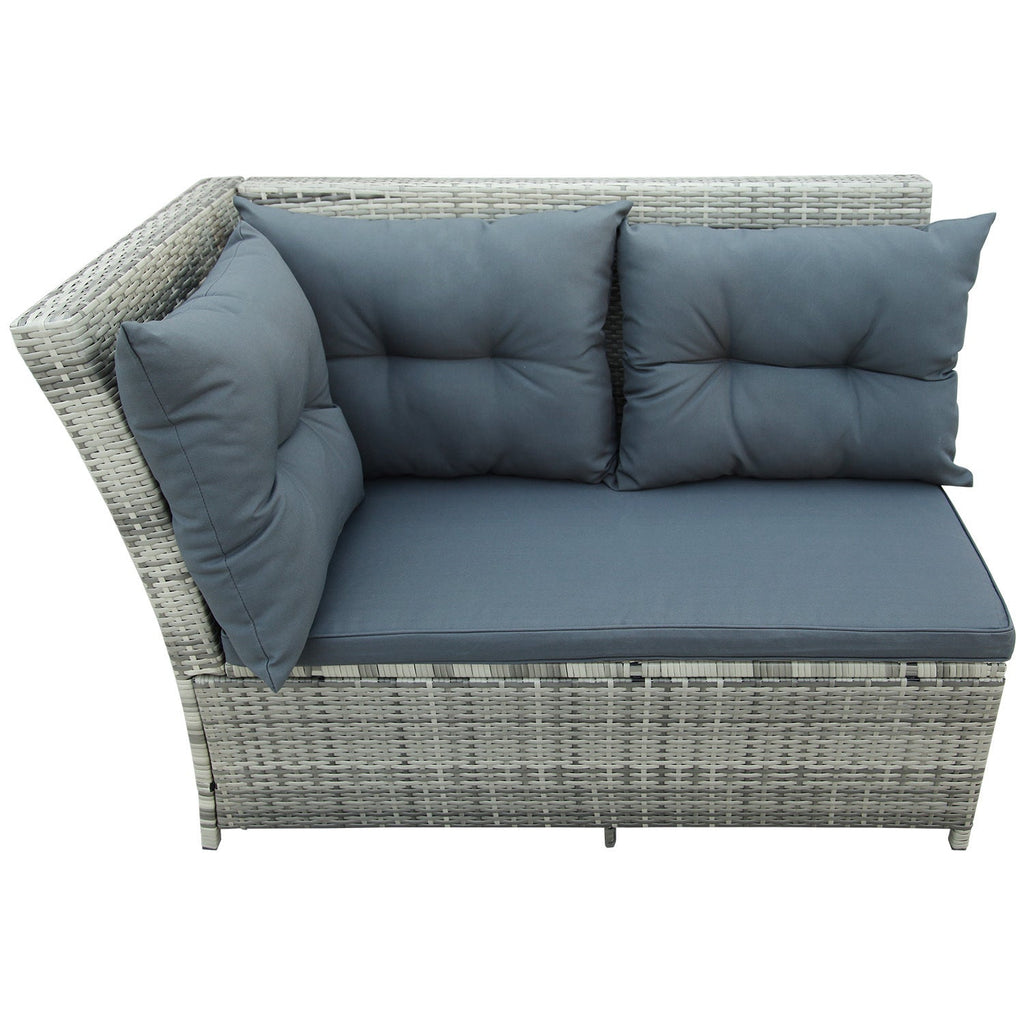 Juego de muebles de patio para exterior - Gris