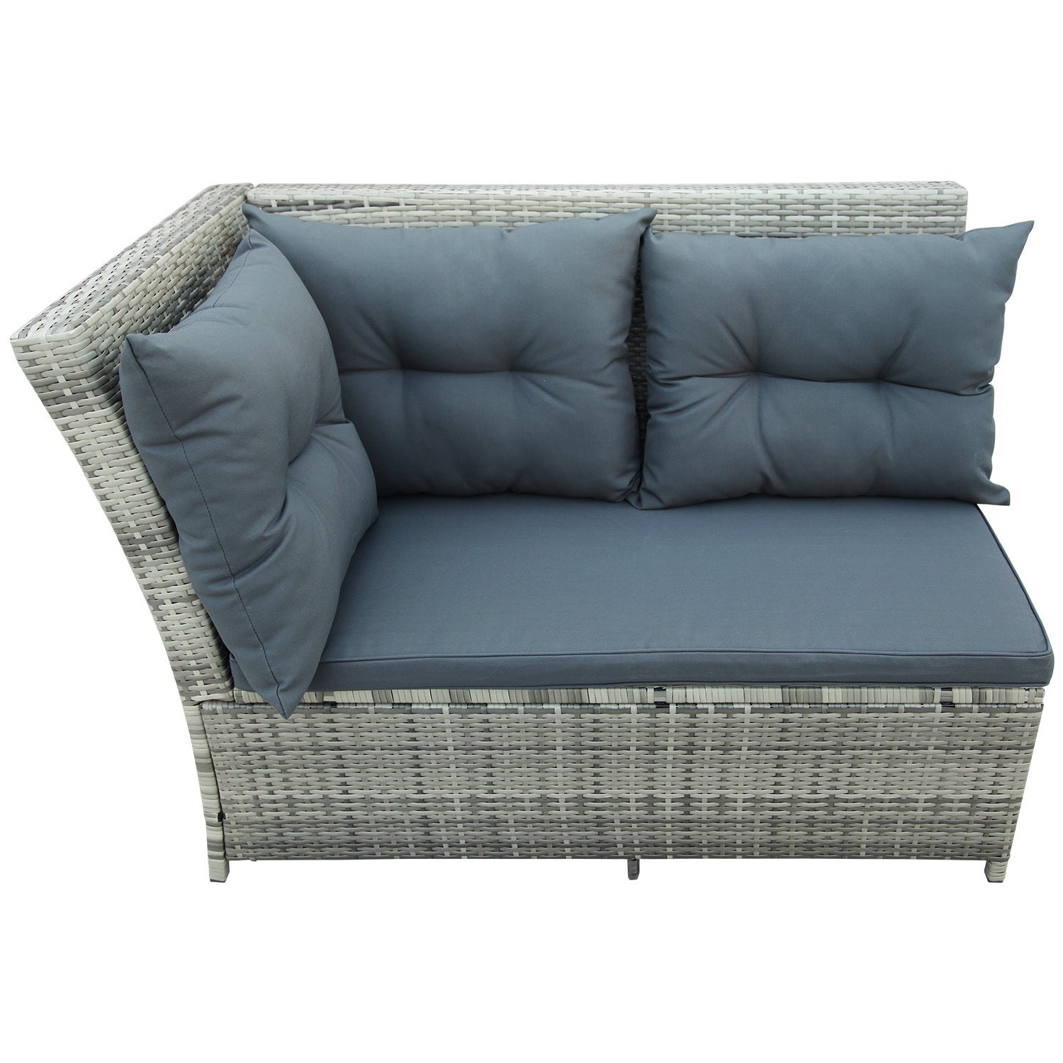 Juego de muebles de patio para exterior - Gris