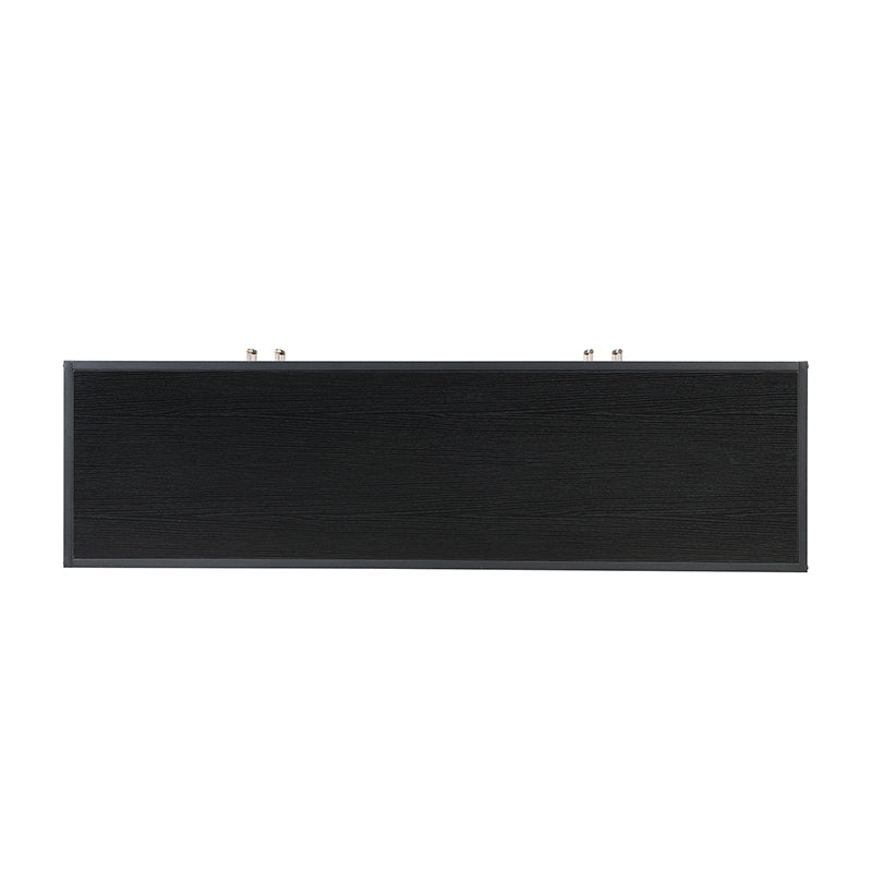 Aparador de cuatro puertas - Negro