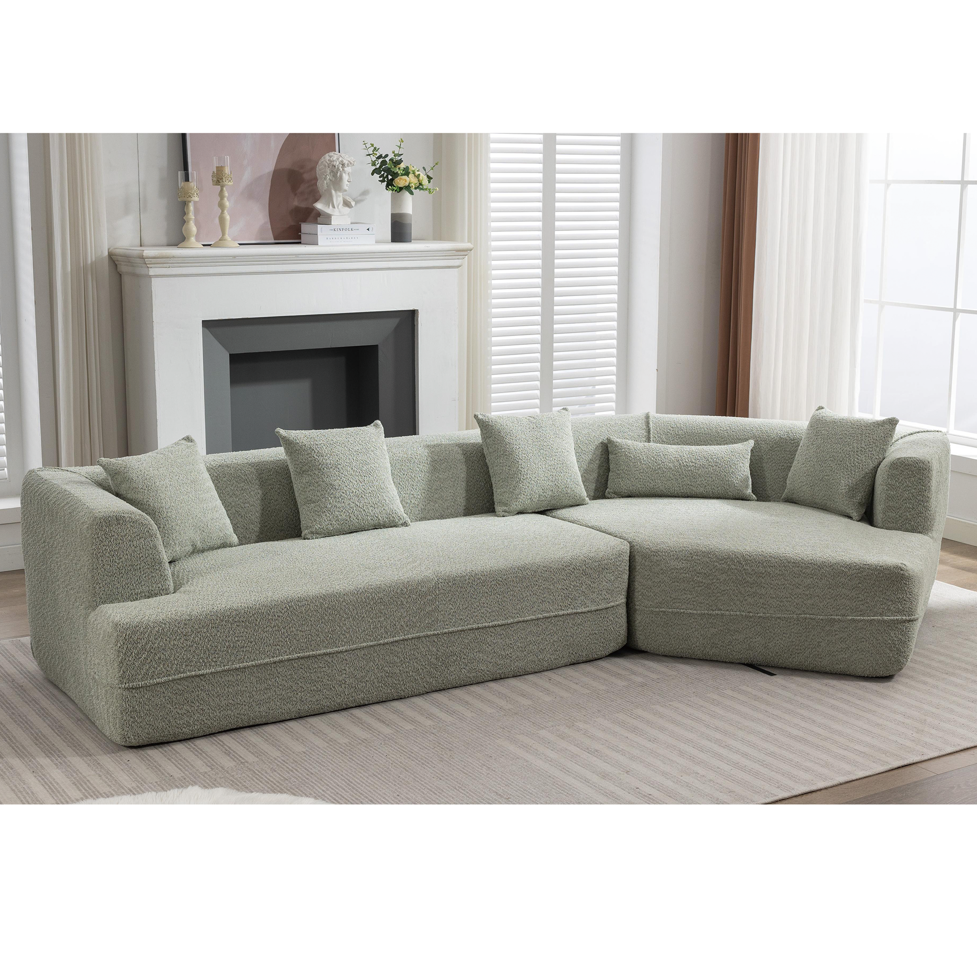 Sofá moderno de estilo minimalista para sala