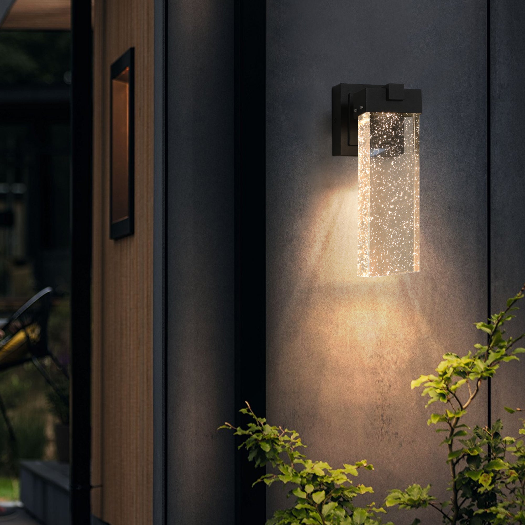 Lámpara LED de cristal para exteriores