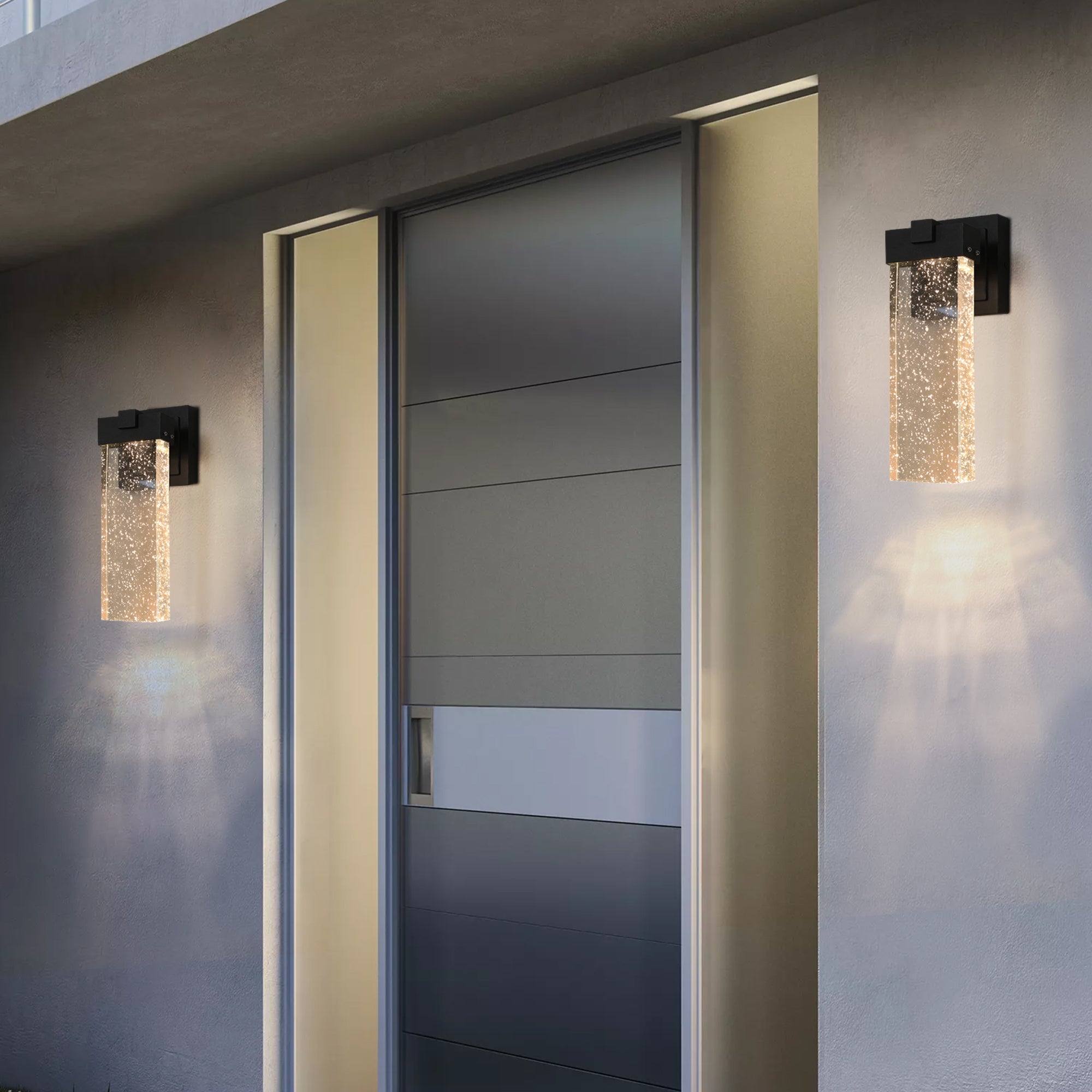 Lámpara LED de cristal para exteriores