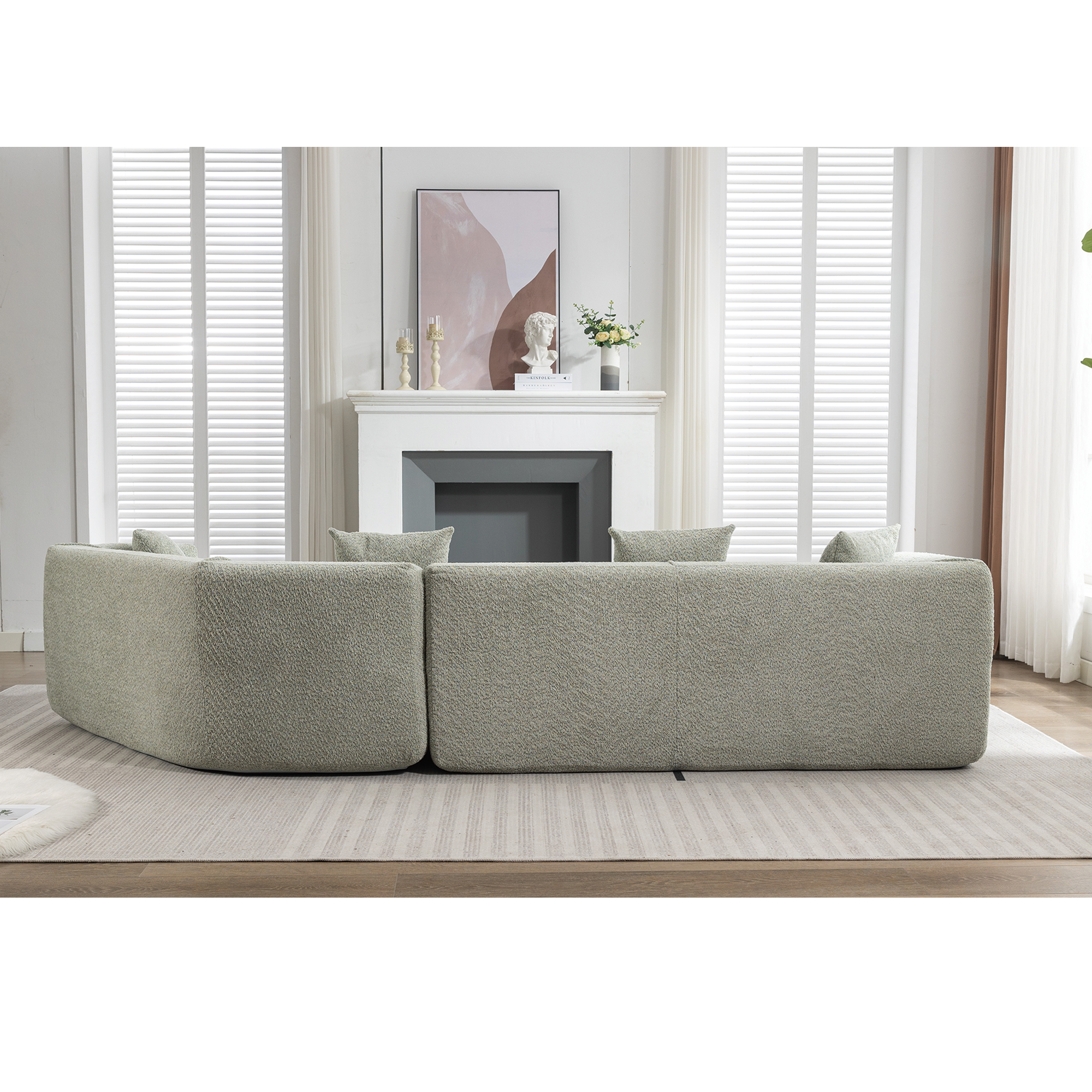 Sofá moderno de estilo minimalista para sala