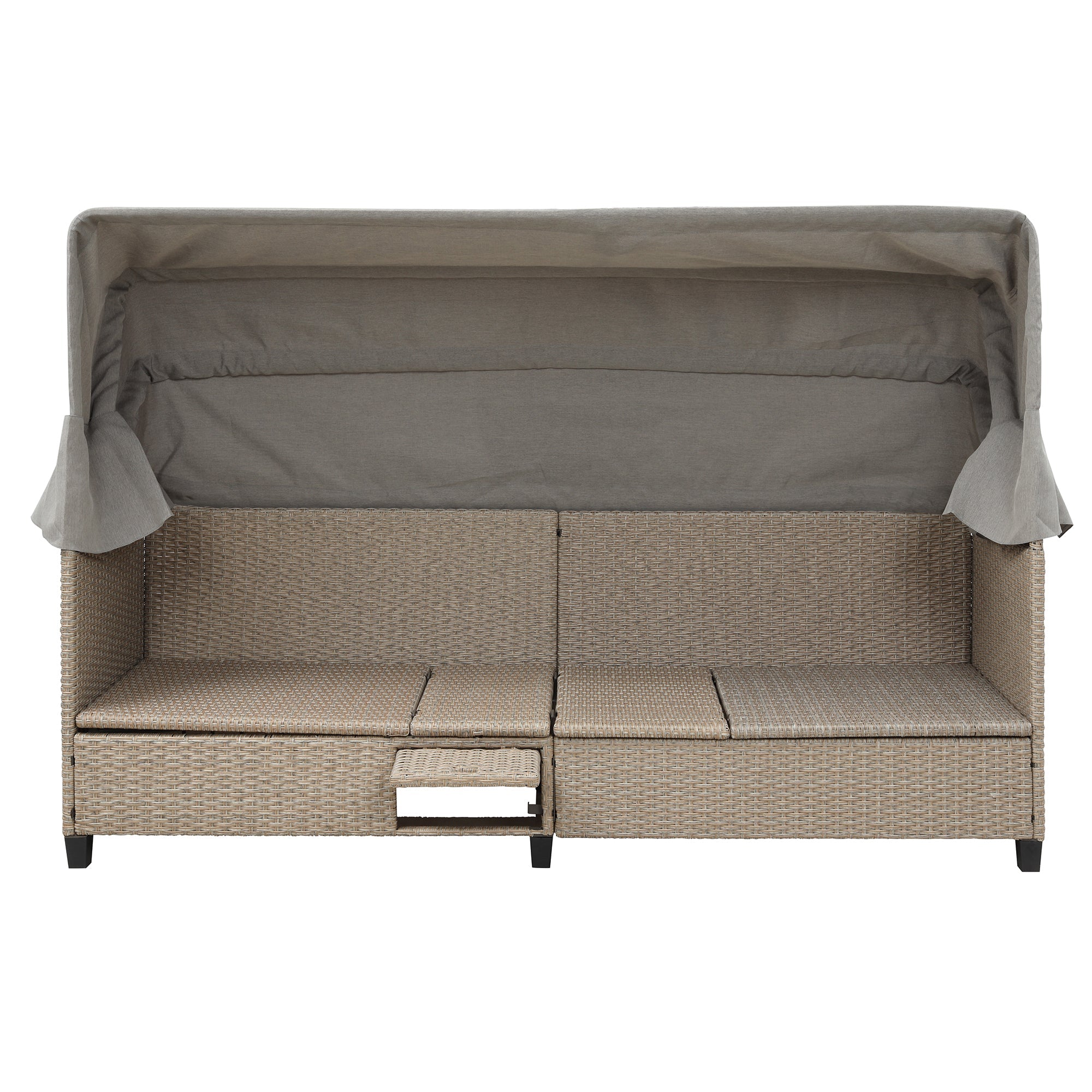 Sofá para patio de 4 piezas - Beige