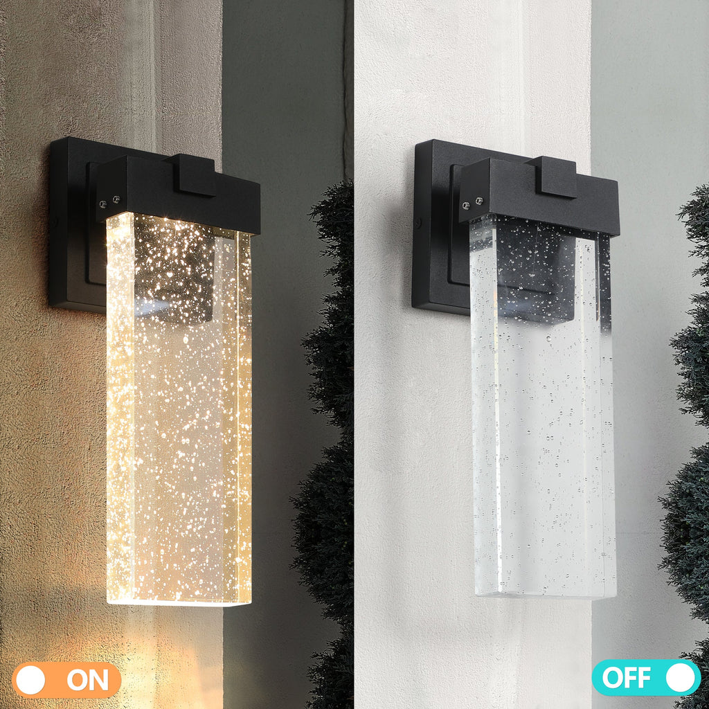 Lámpara LED de cristal para exteriores