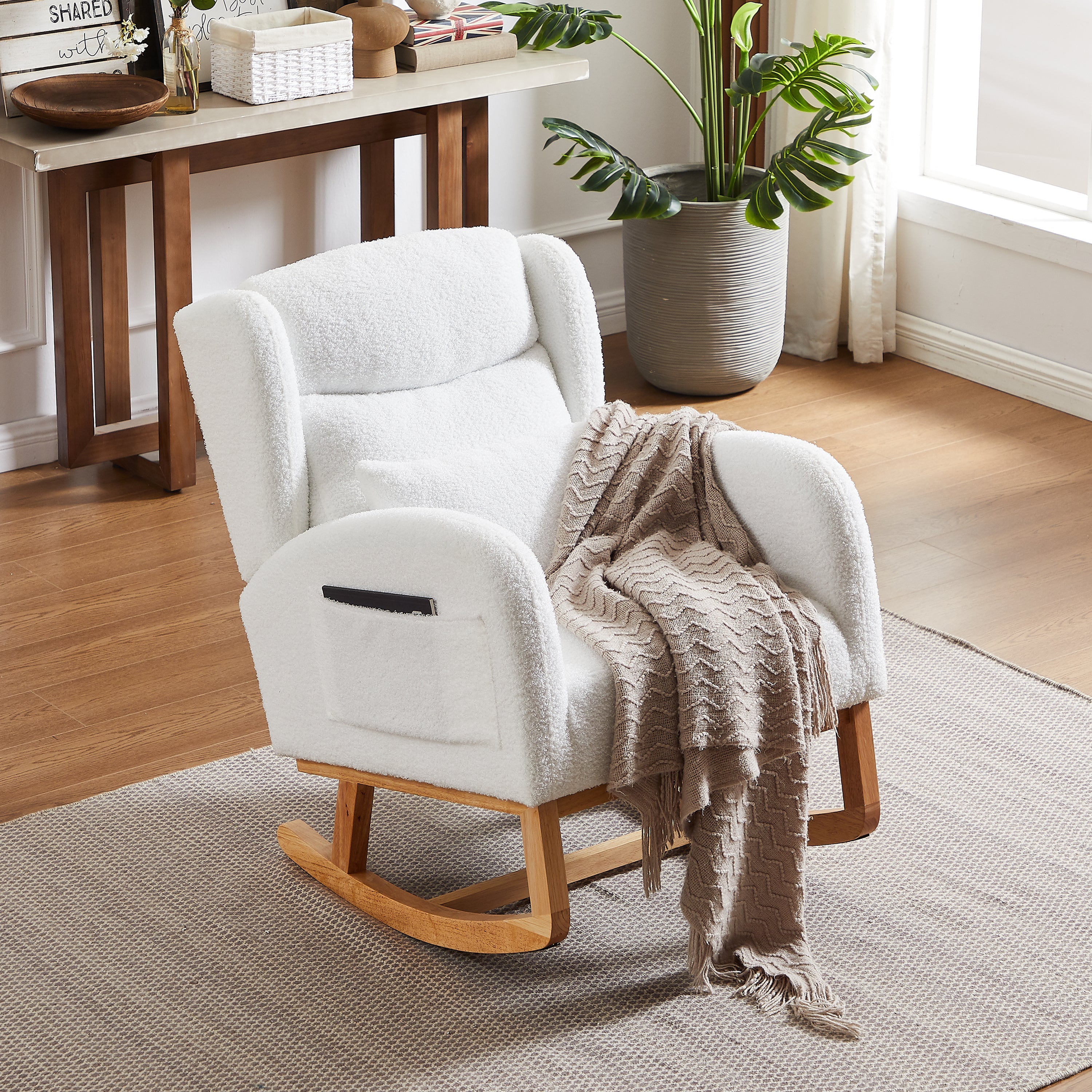 Mecedora moderna para Dormitorio - Blanco