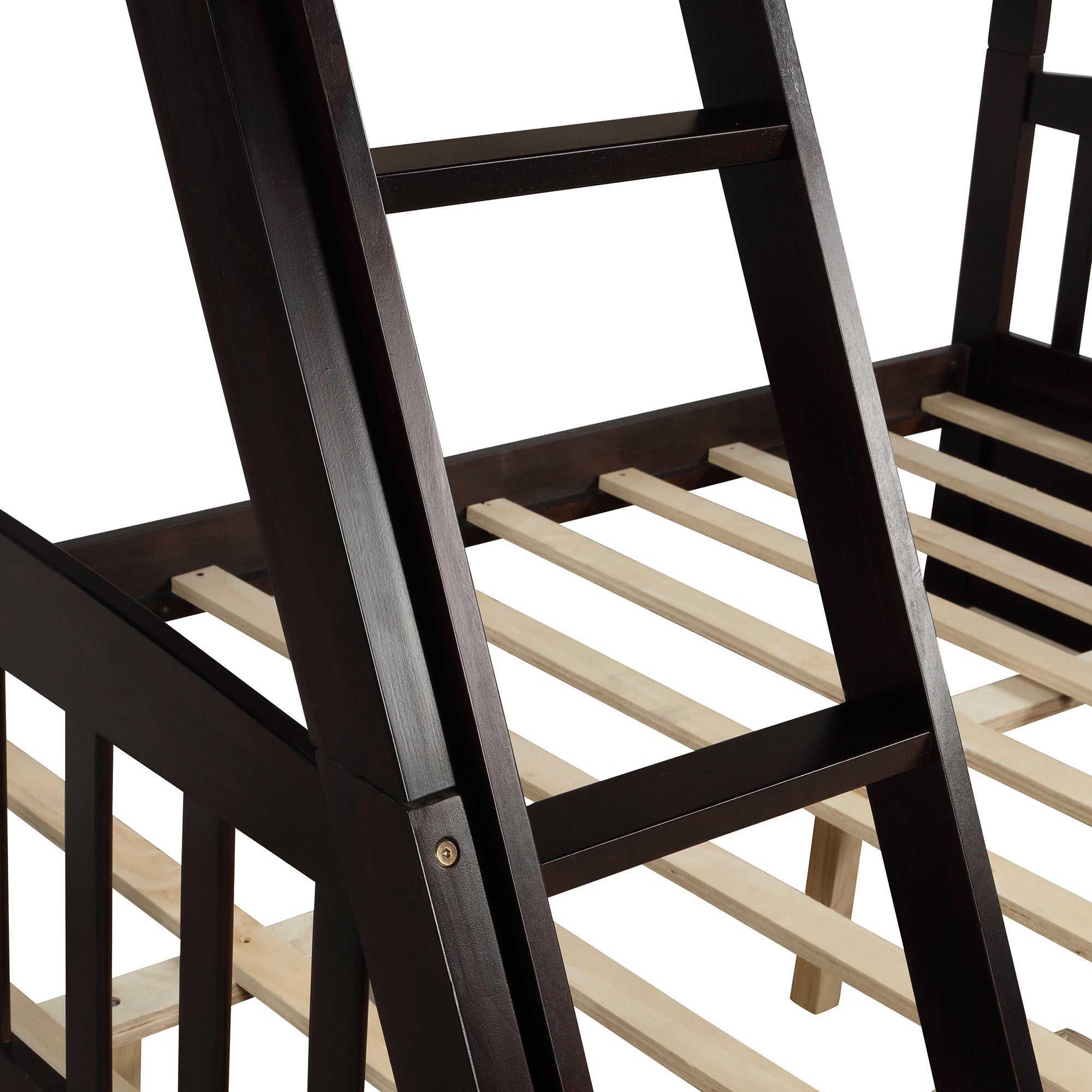 Litera de madera maciza - Marrón