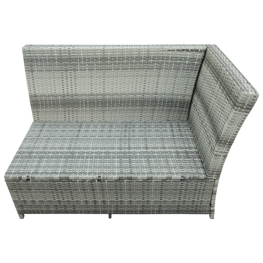 Juego de muebles de patio para exterior - Gris