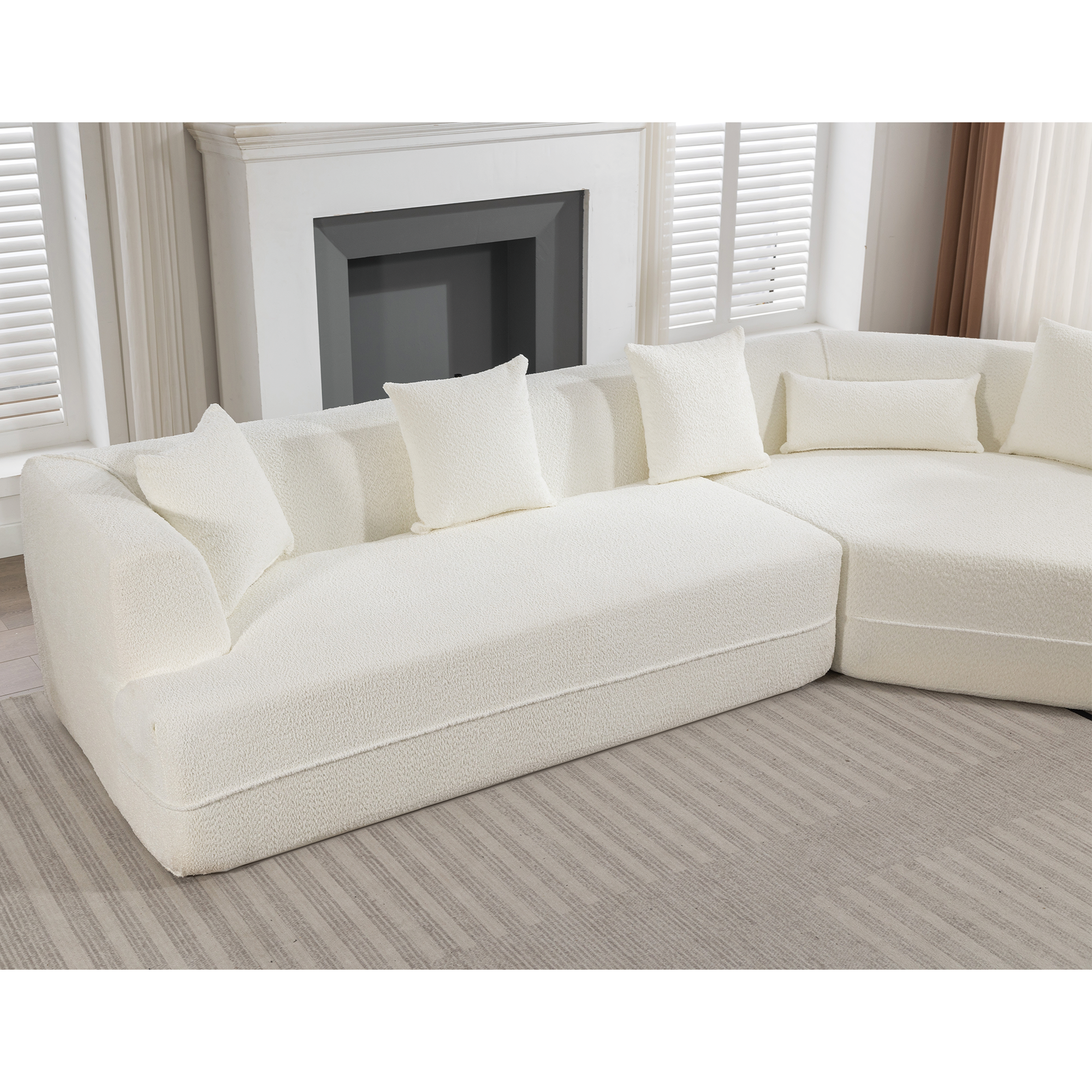 Sofá moderno de estilo minimalista para sala