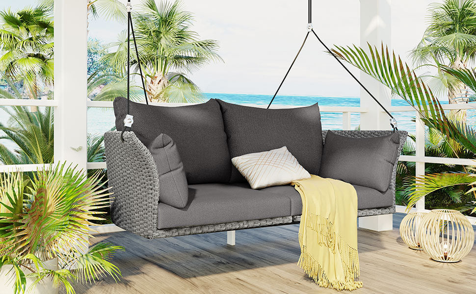 Asiento colgante para 2 personas - Gris