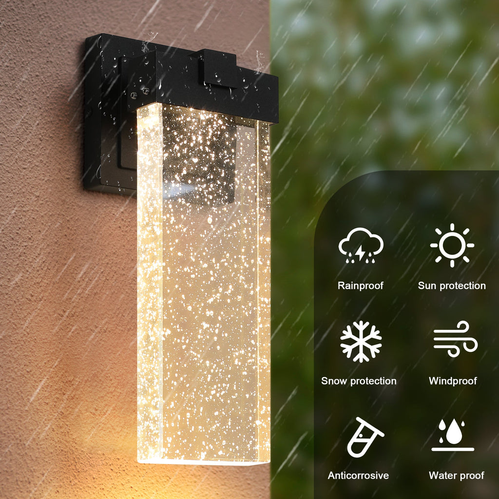 Lámpara LED de cristal para exteriores
