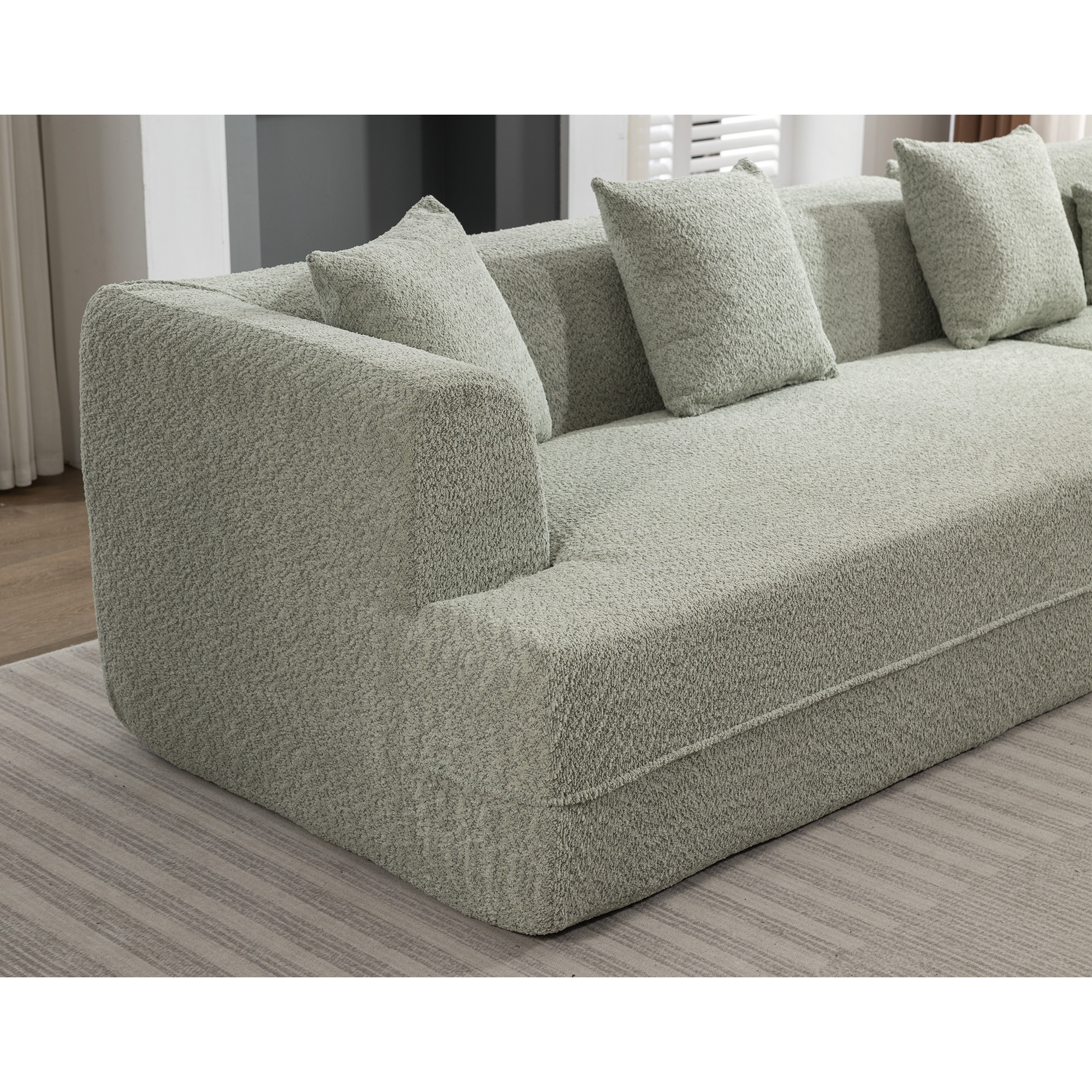 Sofá moderno de estilo minimalista para sala