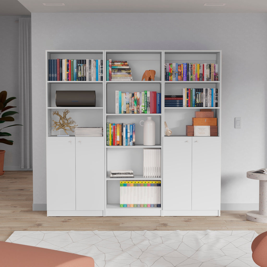 Conjunto de sala de estar de 3 piezas - Blanco