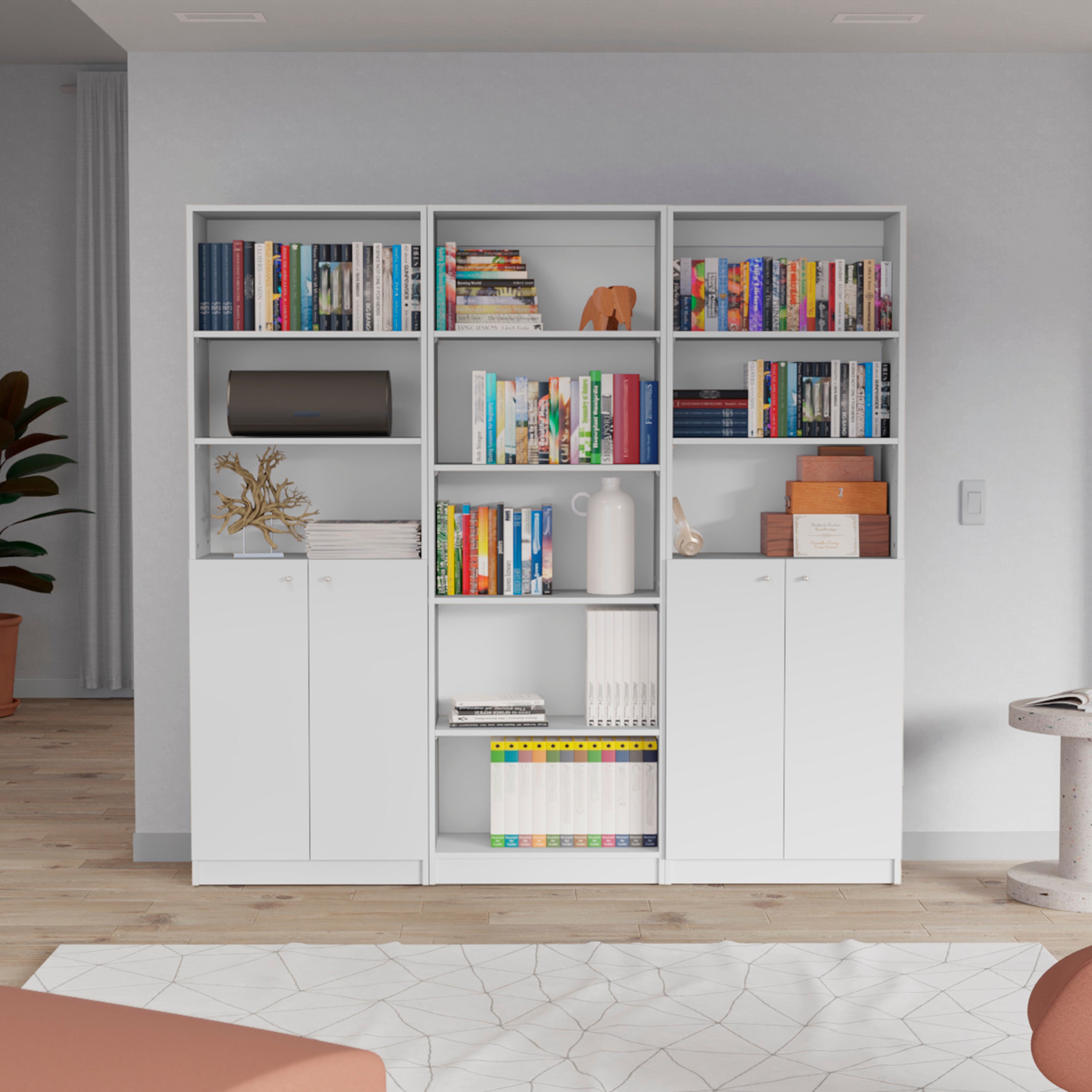 Conjunto de sala de estar de 3 piezas - Blanco