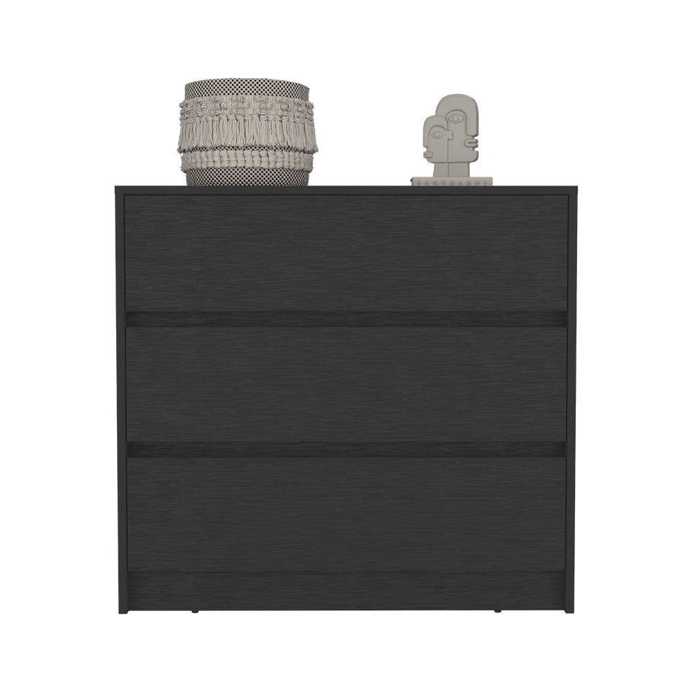 Cómoda Tres cajones - Negro