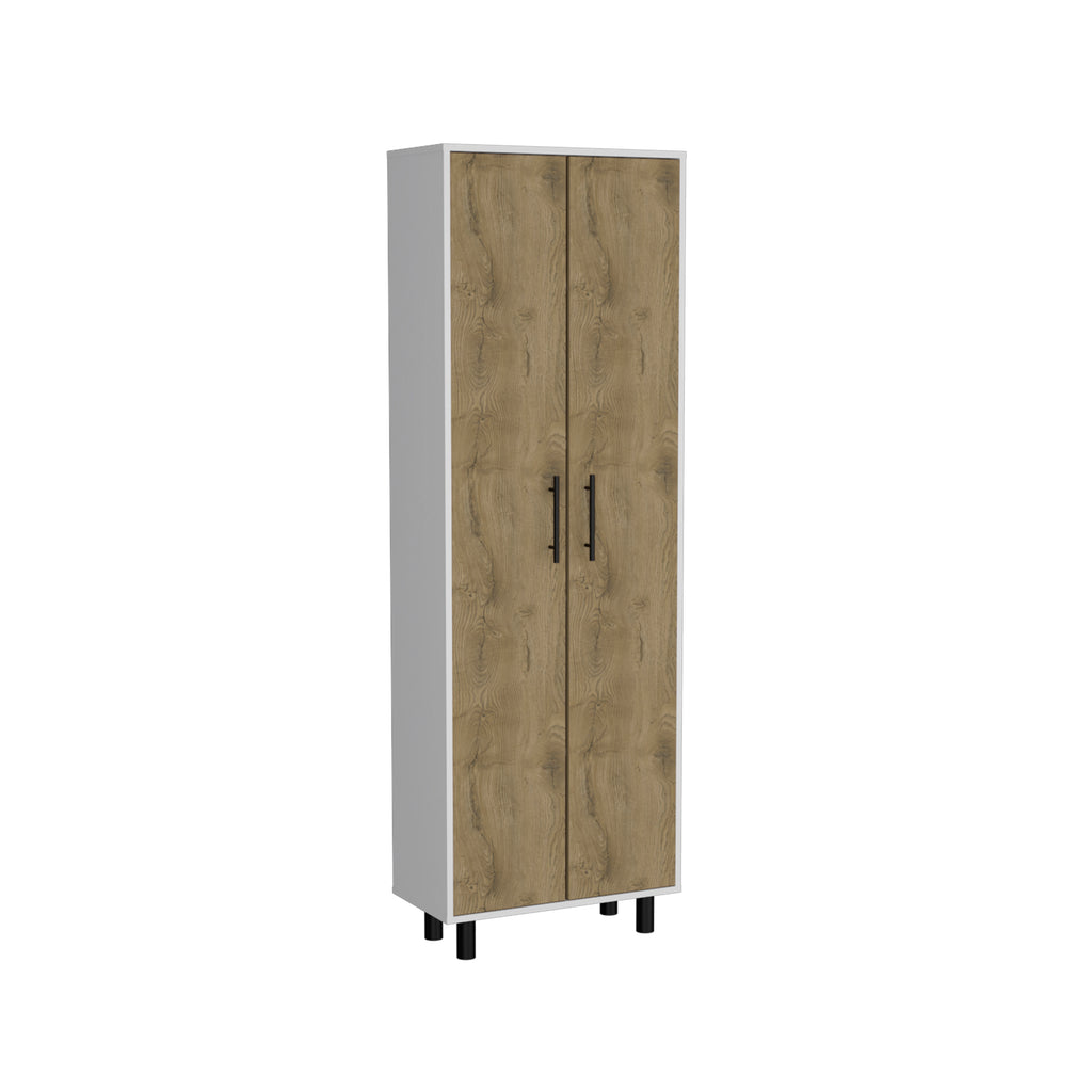 Juego de cocina de 2 piezas - Blanco / Roble claro