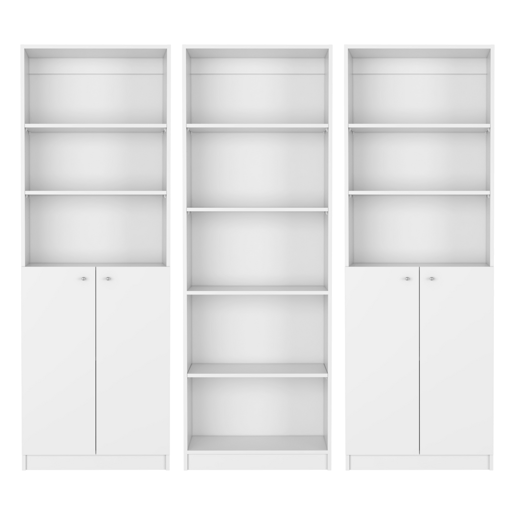 Conjunto de sala de estar de 3 piezas - Blanco