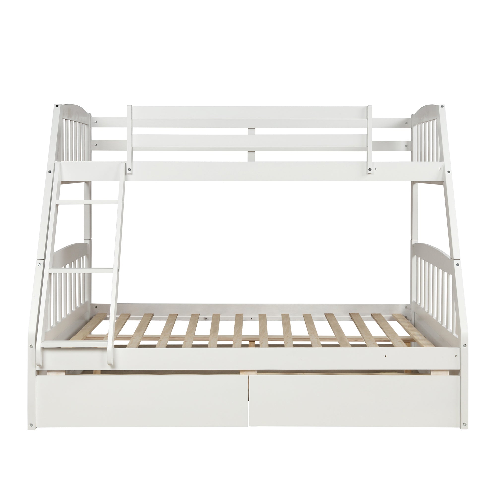 Litera de madera maciza – Blanco