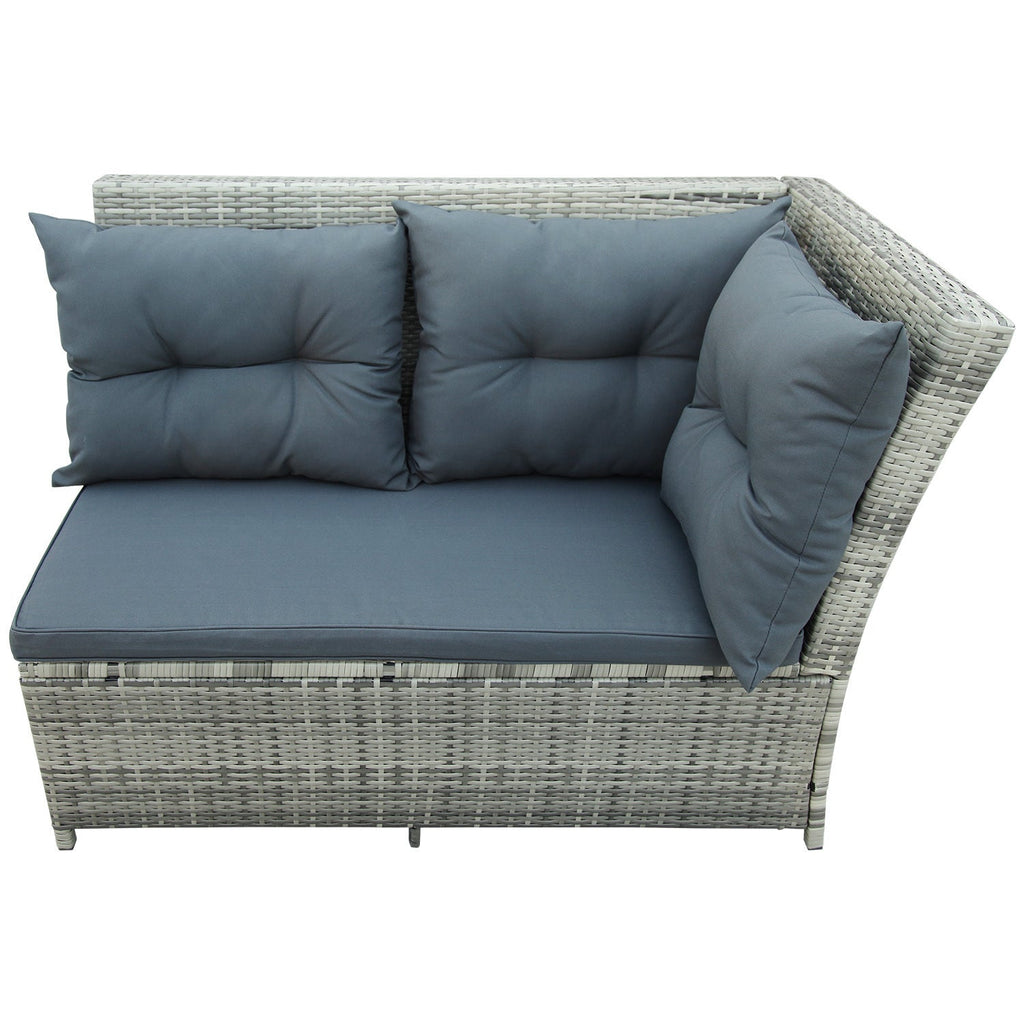 Juego de muebles de patio para exterior - Gris