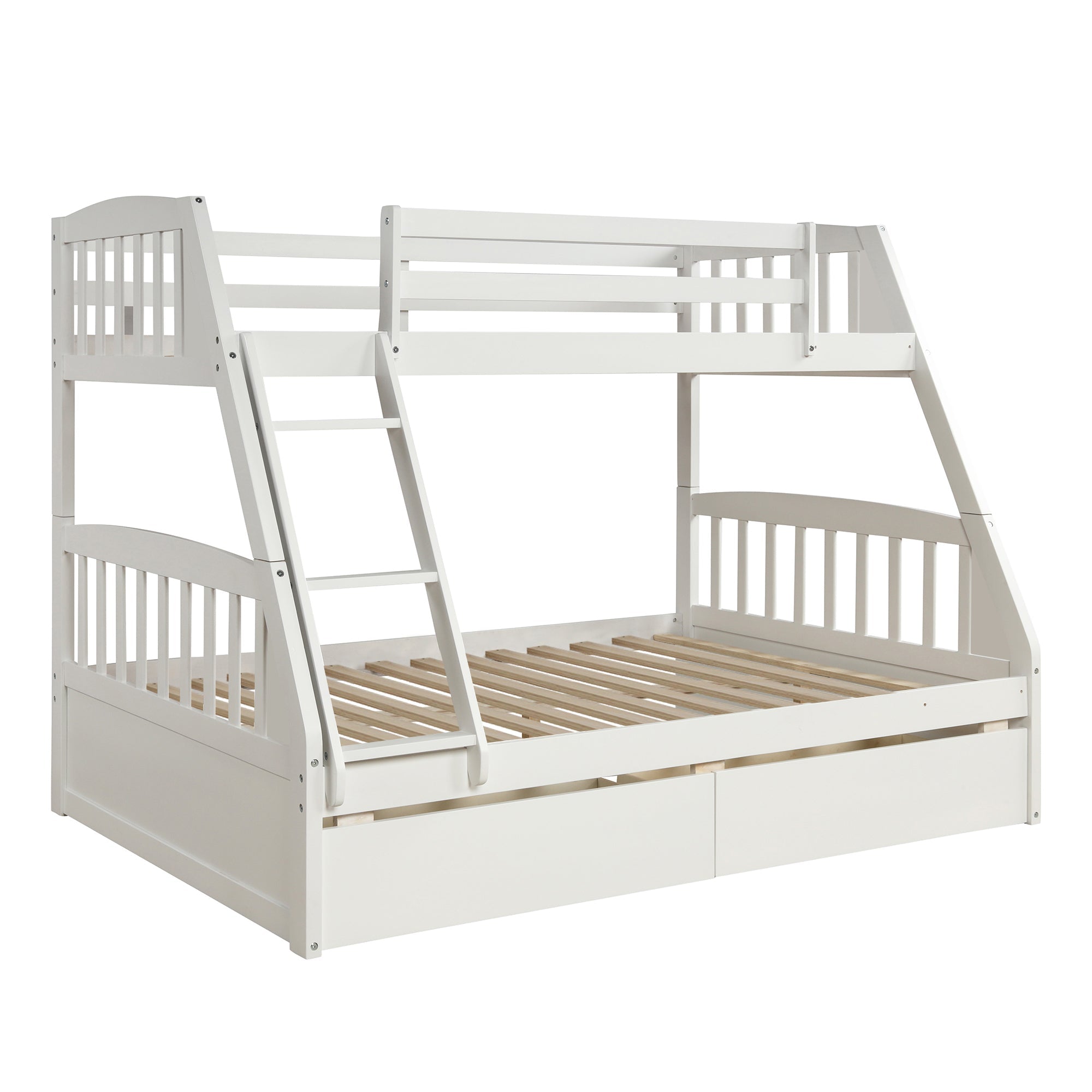 Litera de madera maciza – Blanco