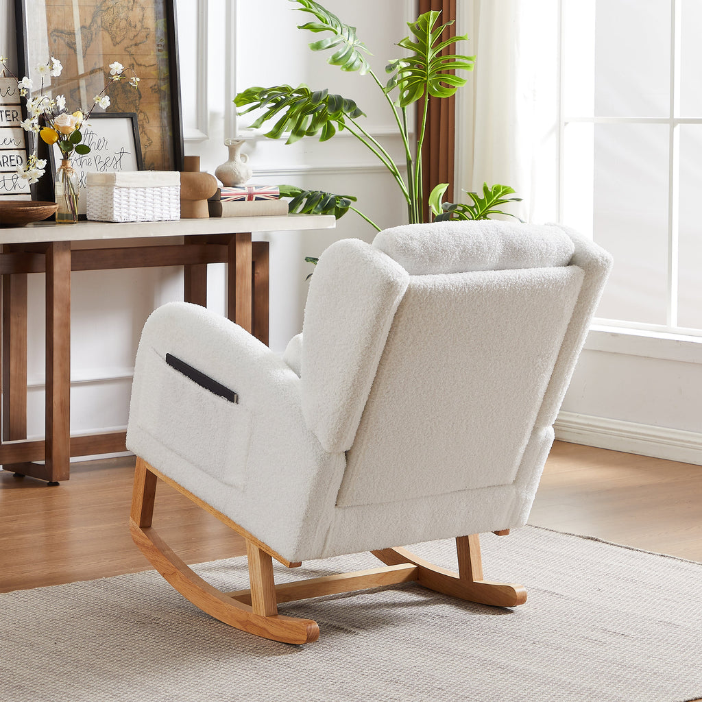 Mecedora moderna para Dormitorio - Blanco