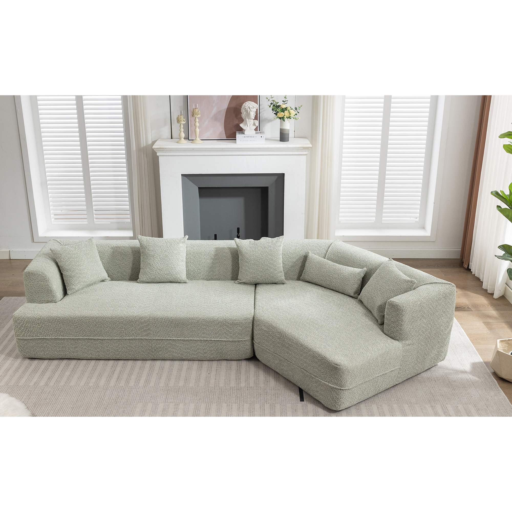 Sofá moderno de estilo minimalista para sala