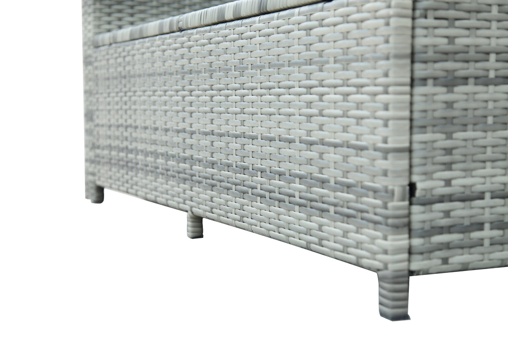 Juego de muebles de patio para exterior - Gris