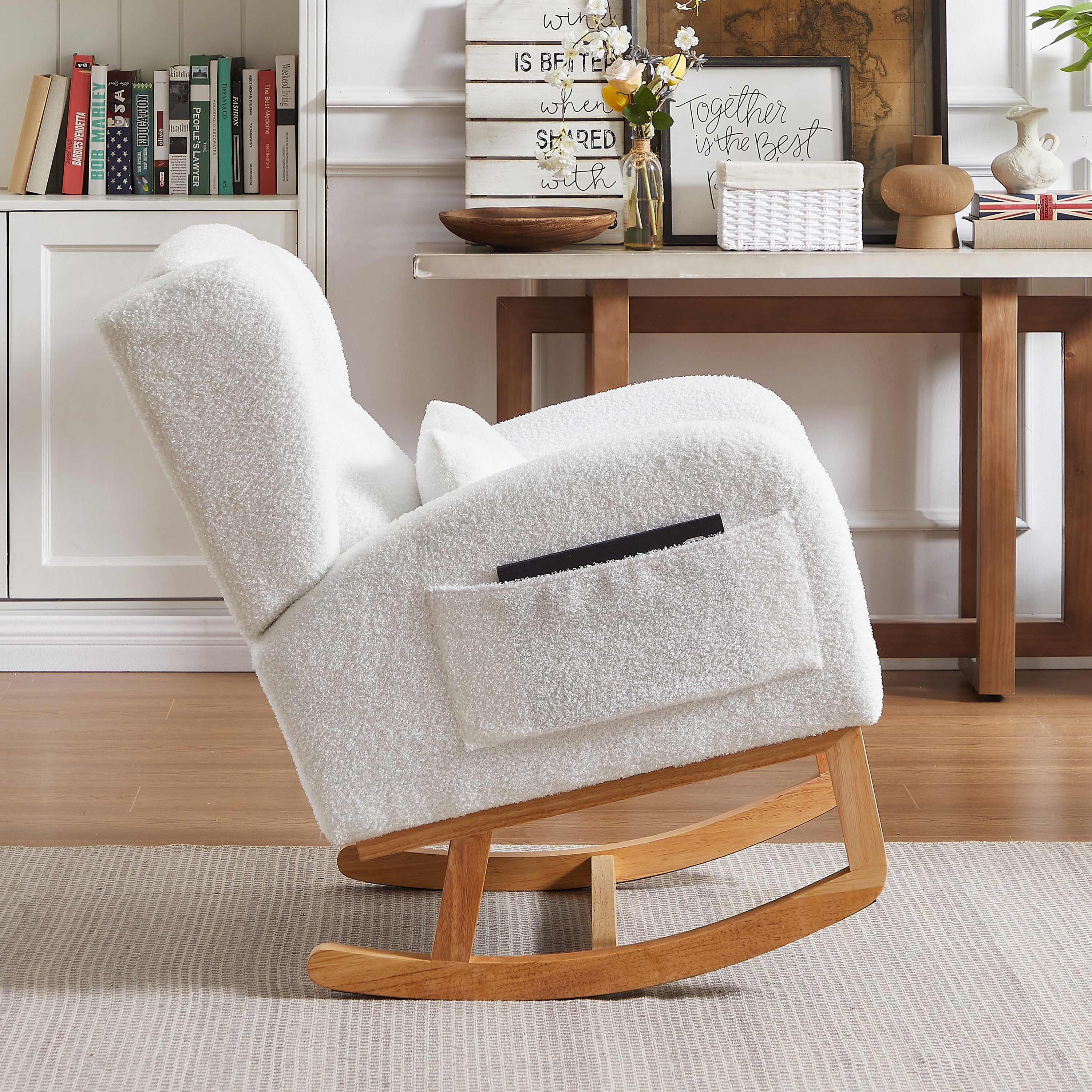 Mecedora moderna para Dormitorio - Blanco
