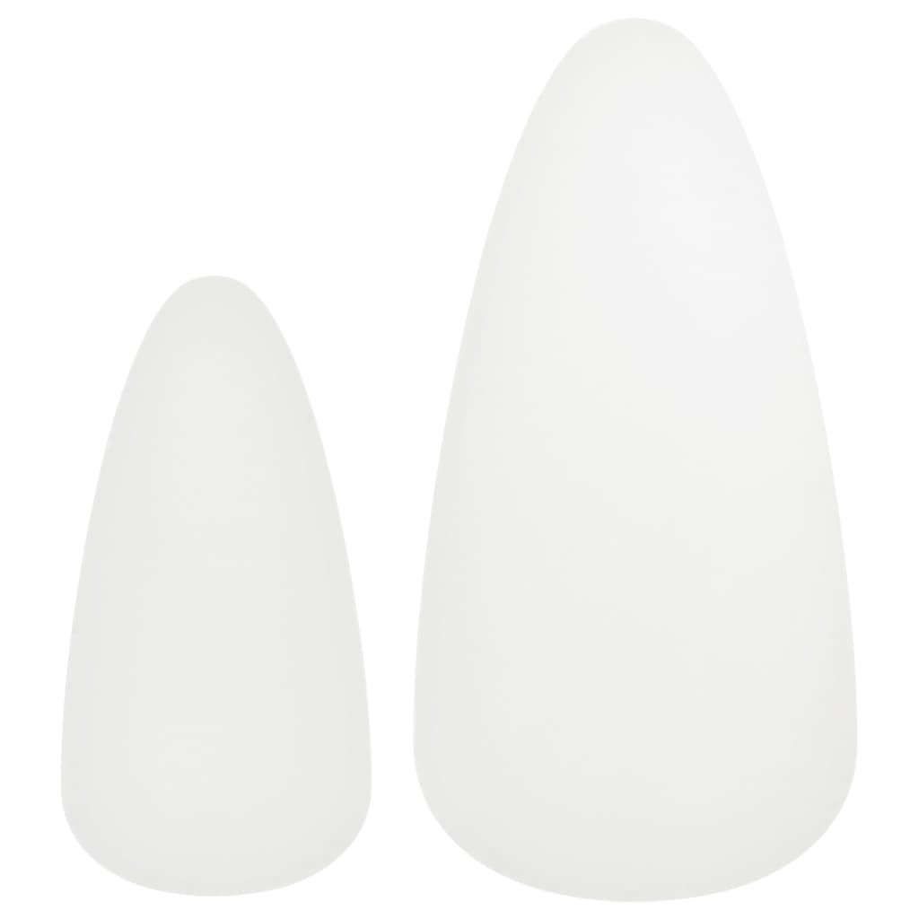 Juego de mesa de centro de 2 piezas - Blanco