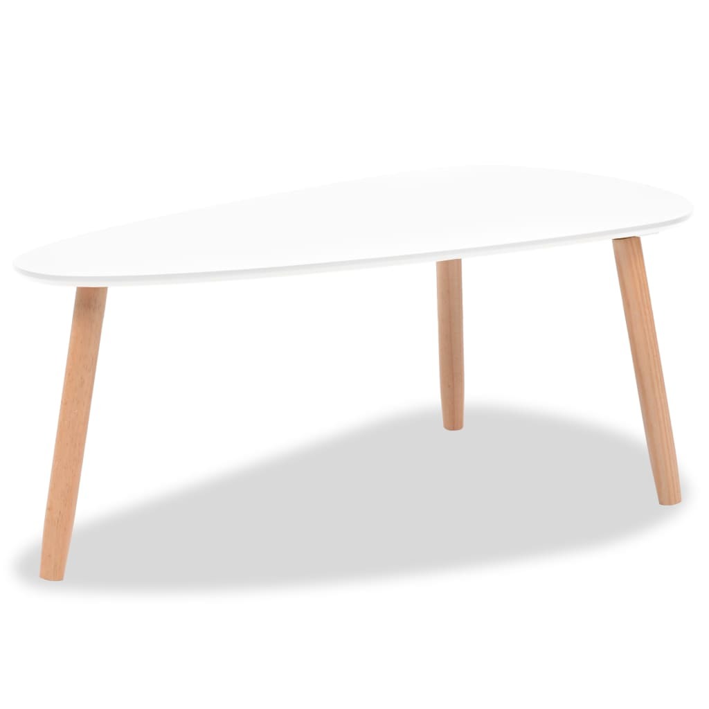 Juego de mesa de centro de 2 piezas - Blanco