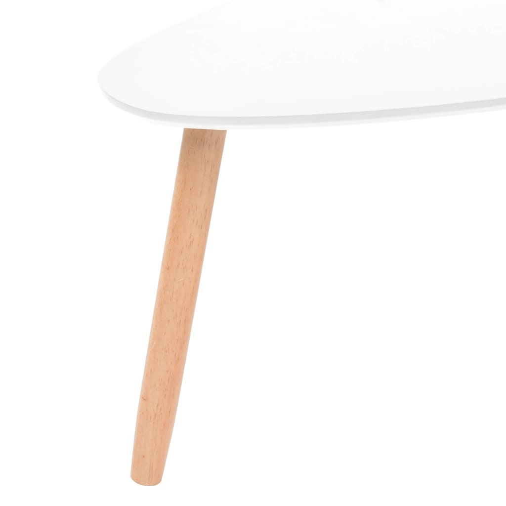 Juego de mesa de centro de 2 piezas - Blanco
