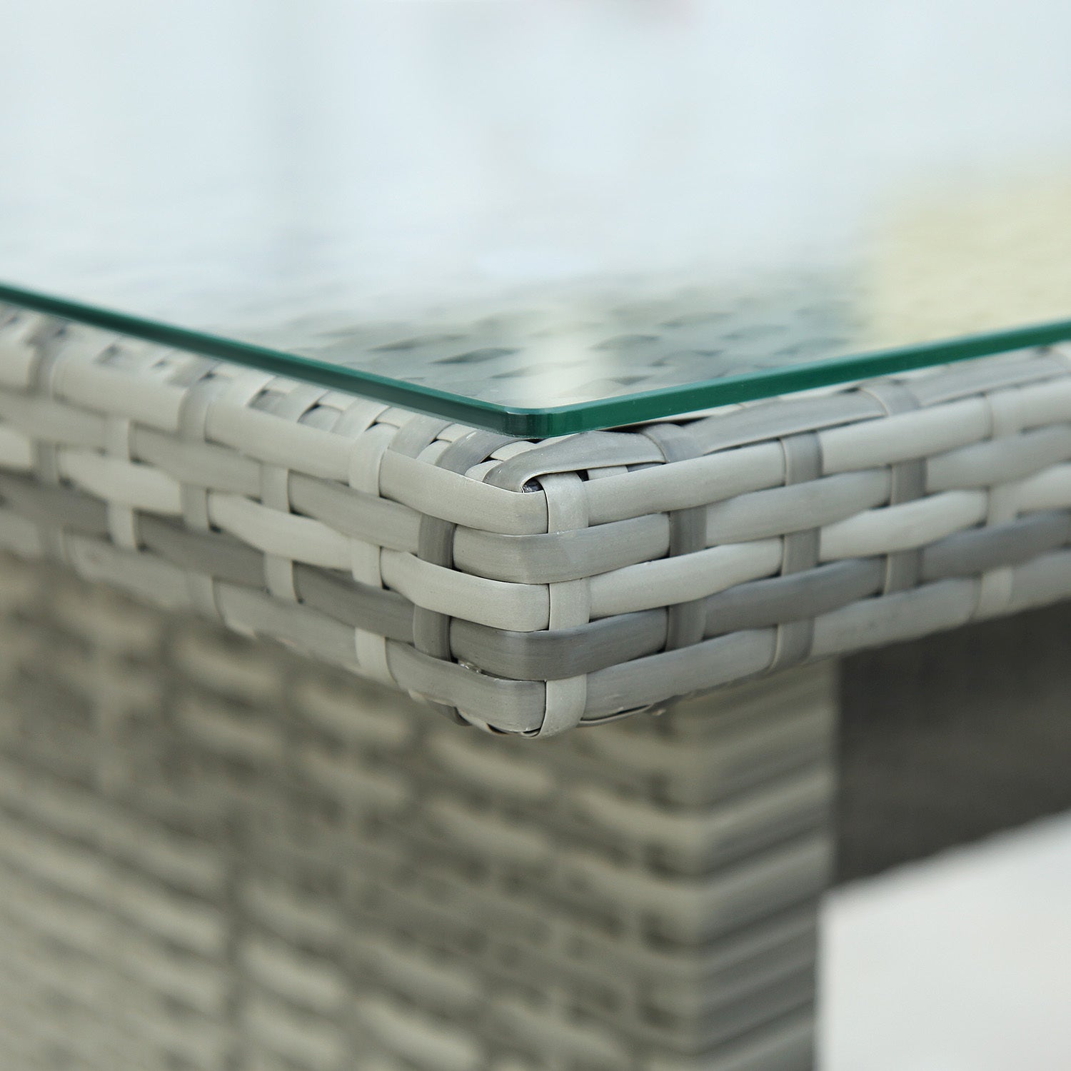 Juego de muebles de patio para exterior - Gris