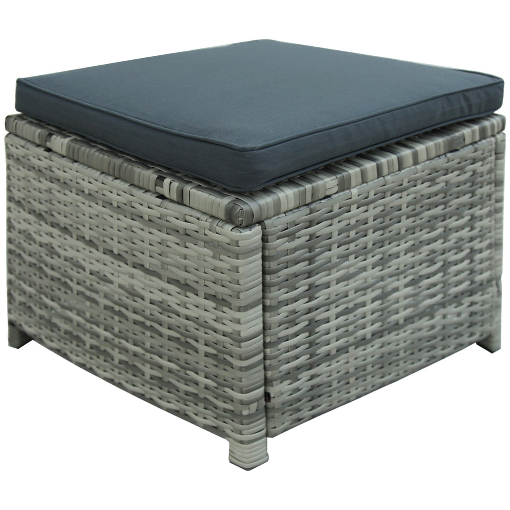 Juego de muebles de patio para exterior - Gris