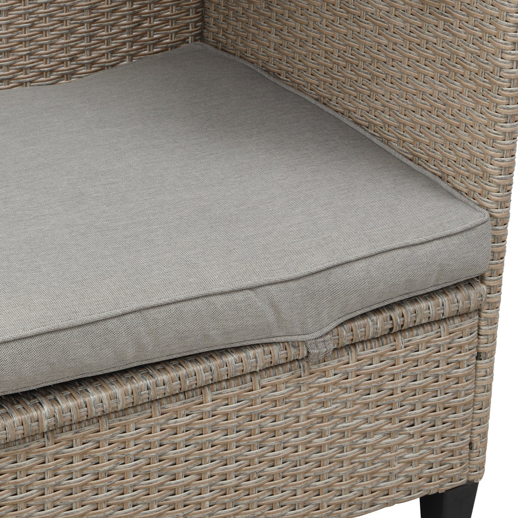 Sofá para patio de 4 piezas - Beige