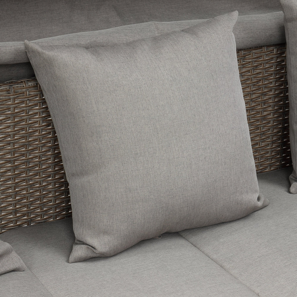 Sofá para patio de 4 piezas - Beige